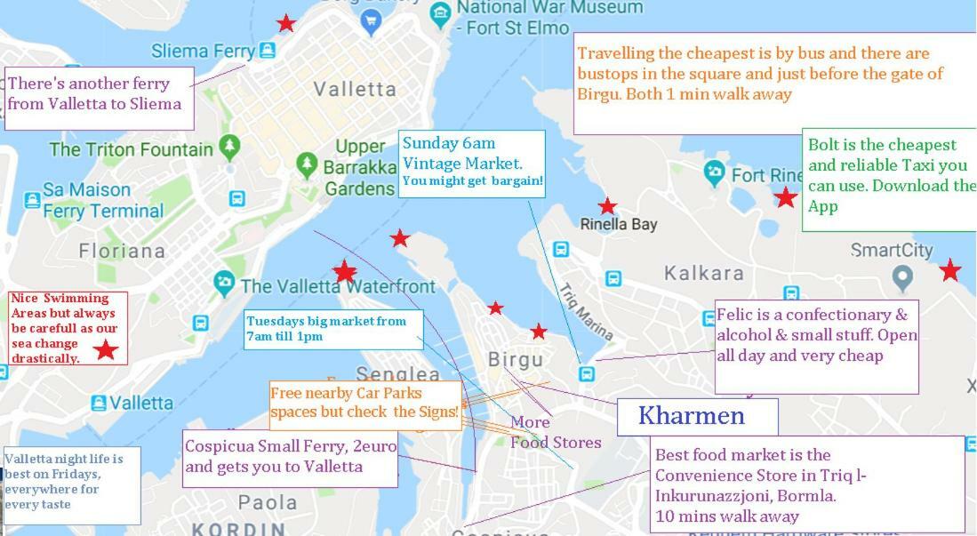 Apartment Kharmen A 1565s House With Seaviews Vittoriosa